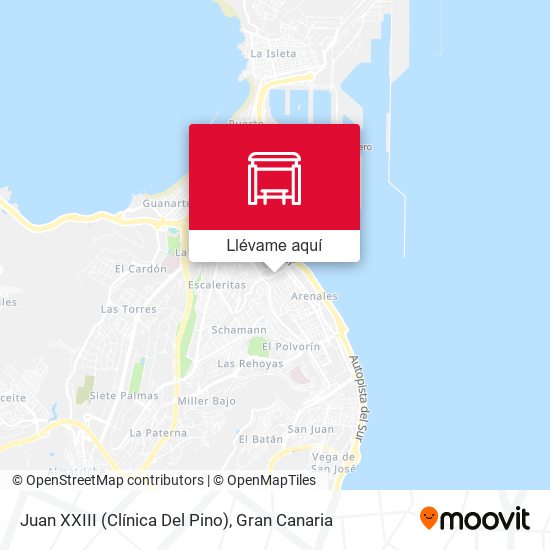 Mapa Juan XXIII (Clínica Del Pino)