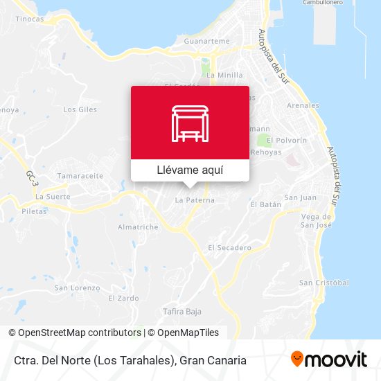 Mapa Ctra. Del Norte (Los Tarahales)