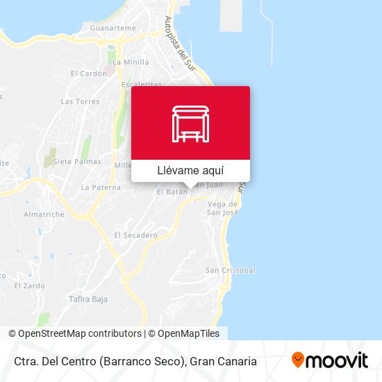 Mapa Ctra. Del Centro (Barranco Seco)