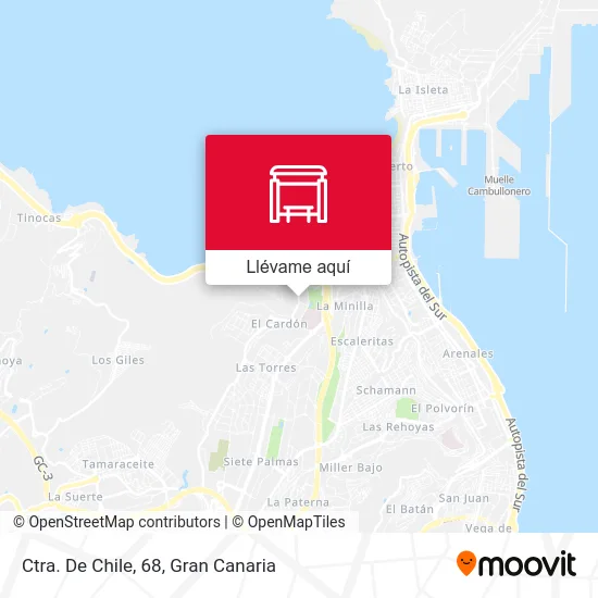 Mapa Ctra. De Chile, 68