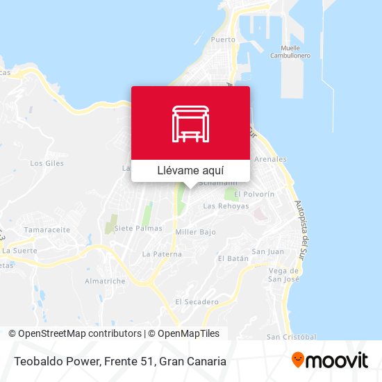 Mapa Teobaldo Power, Frente 51