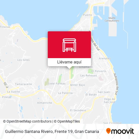 Mapa Guillermo Santana Rivero, Frente 19