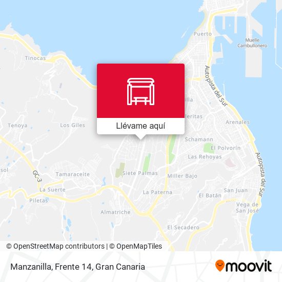 Mapa Manzanilla, Frente 14