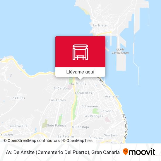 Mapa Av. De Ansite (Cementerio Del Puerto)