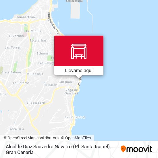 Mapa Alcalde Díaz Saavedra Navarro (Pl. Santa Isabel)