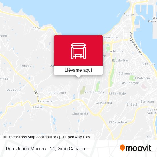 Mapa Dña. Juana Marrero, 11