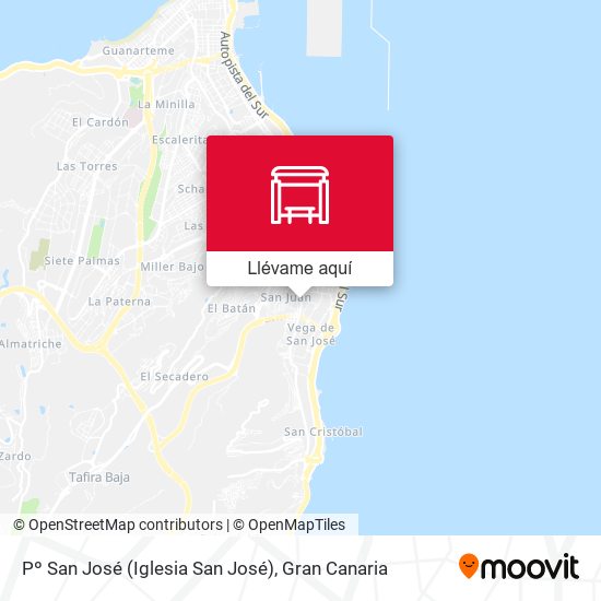 Mapa Pº San José (Iglesia San José)