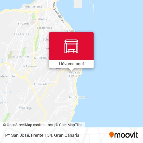 Mapa Pº San José, Frente 154