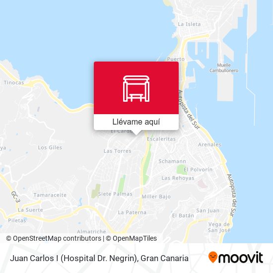 Mapa Juan Carlos I (Hospital Dr. Negrin)