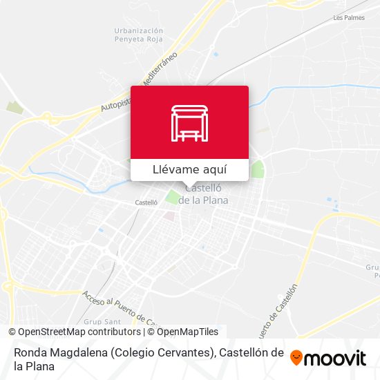 Mapa Ronda Magdalena (Colegio Cervantes)