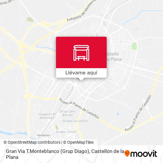Mapa Gran Via T.Monteblanco (Grup Diago)
