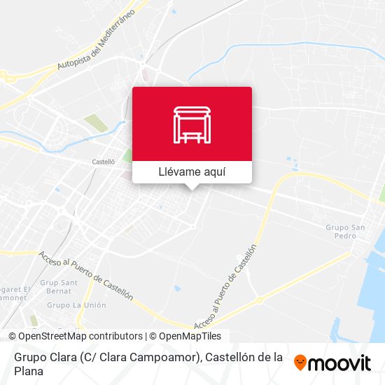 Mapa Grupo Clara (C/ Clara Campoamor)