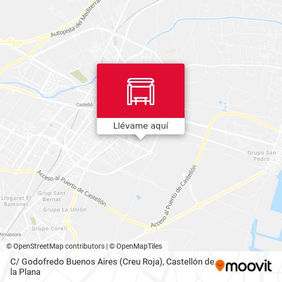 Mapa C/ Godofredo Buenos Aires (Creu Roja)