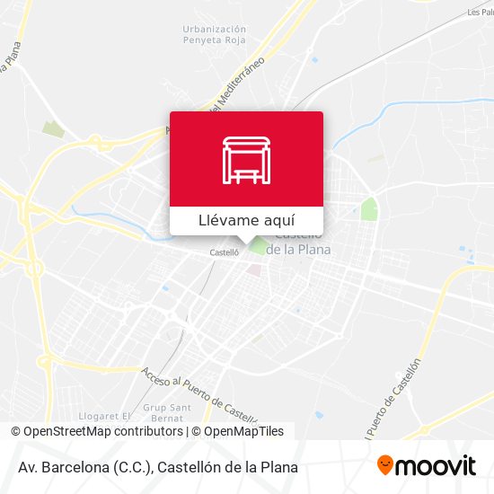 Mapa Av. Barcelona (C.C.)