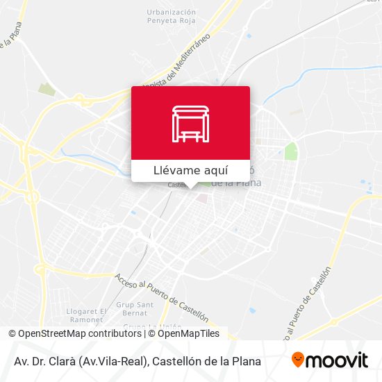 Mapa Av. Dr. Clarà (Av.Vila-Real)