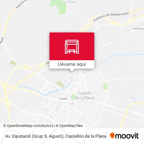 Mapa Av. Diputació (Grup S. Agustí)