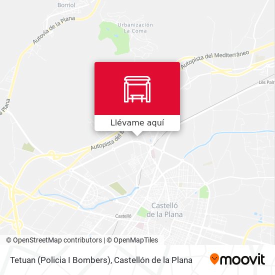 Mapa Tetuan (Policia I Bombers)