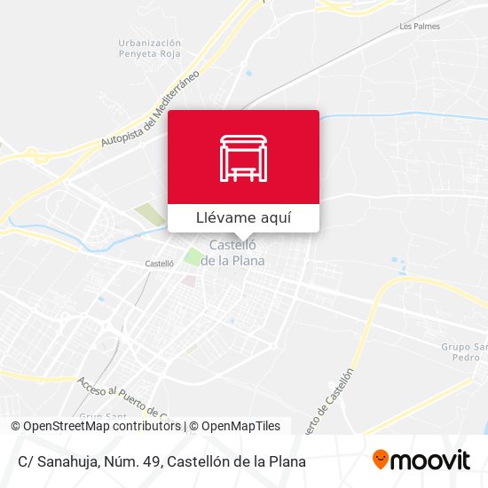 Mapa C/ Sanahuja, Núm. 49