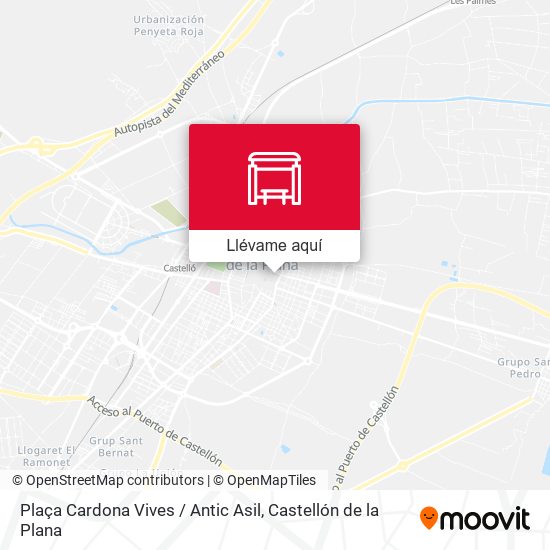 Mapa Plaça Cardona Vives / Antic Asil