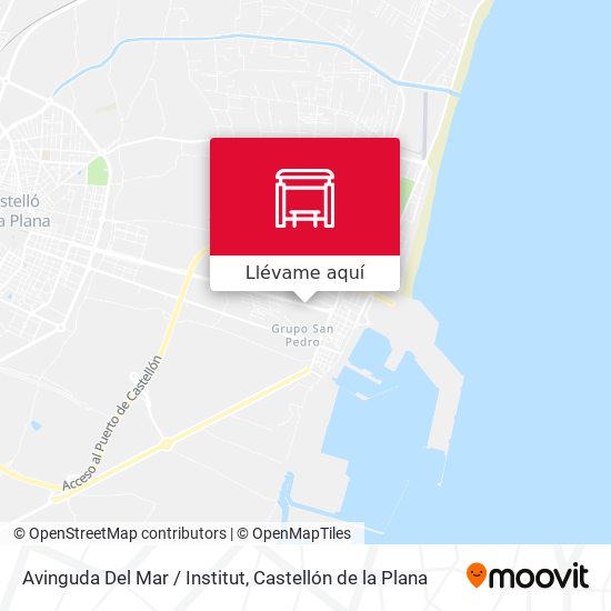 Mapa Avinguda Del Mar / Institut