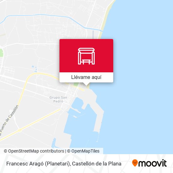 Mapa Francesc Aragó (Planetari)