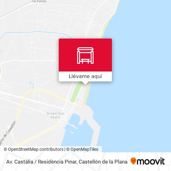 Mapa Av. Castàlia / Residència Pinar
