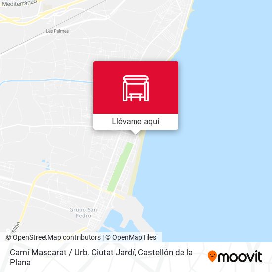 Mapa Camí Mascarat / Urb. Ciutat Jardí