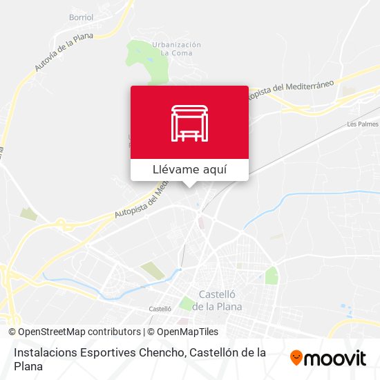 Mapa Instalacions Esportives Chencho