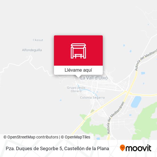 Mapa Pza. Duques de Segorbe 5