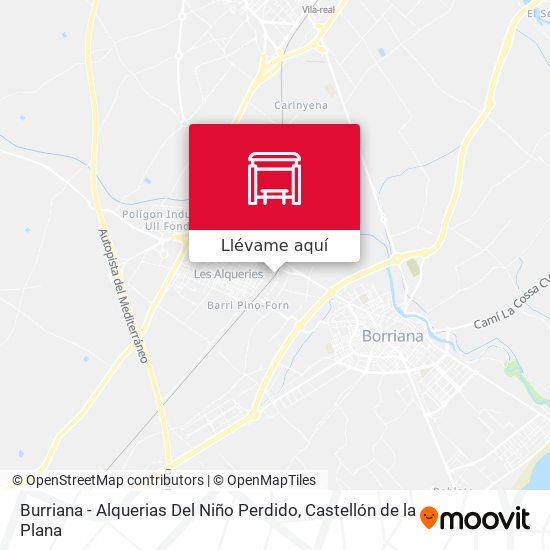 Mapa Burriana - Alquerias Del Niño Perdido