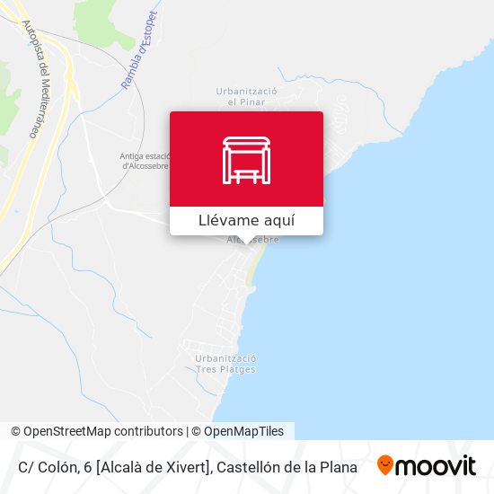 Mapa C/ Colón, 6 [Alcalà de Xivert]