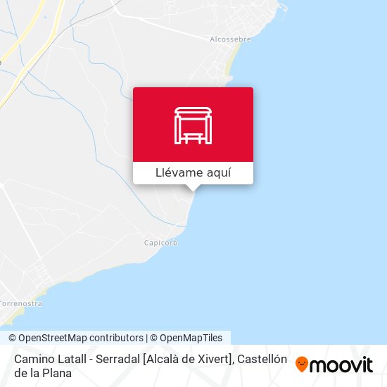 Mapa Camino Latall - Serradal [Alcalà de Xivert]