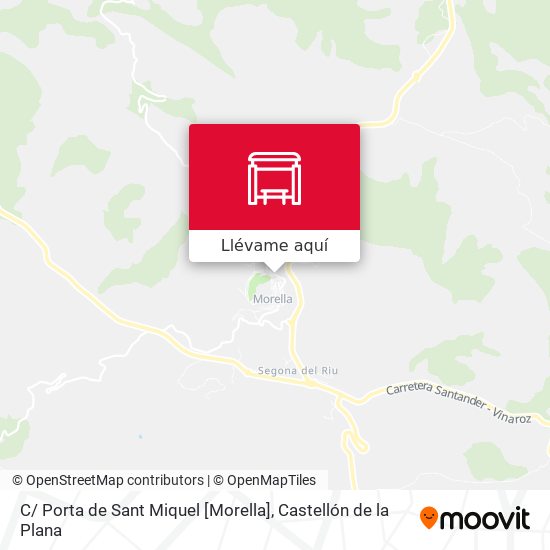 Mapa C/ Porta de Sant Miquel [Morella]