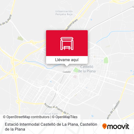 Mapa Estació Intermodal Castelló de La Plana