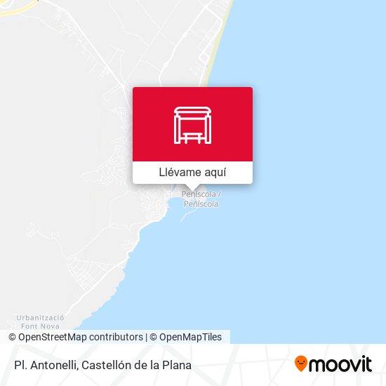 Mapa Pl. Antonelli