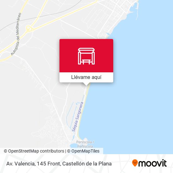 Mapa Av. Valencia, 145 Front