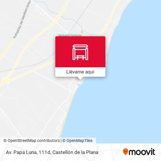 Mapa Av. Papa Luna, 111d
