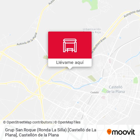 Mapa Grup San Roque (Ronda La Silla) [Castelló de La Plana]