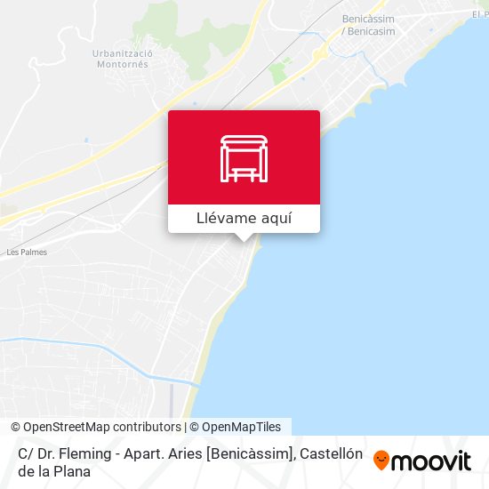 Mapa C/ Dr. Fleming - Apart. Aries [Benicàssim]