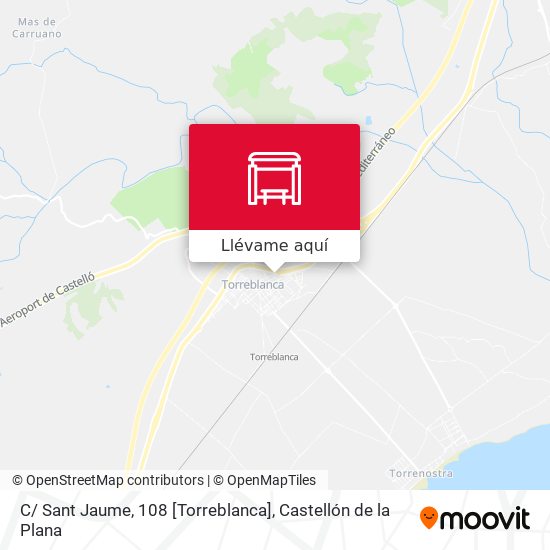 Mapa C/ Sant Jaume, 108 [Torreblanca]