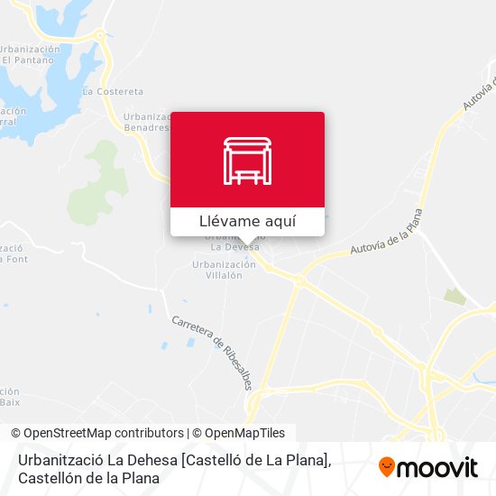 Cómo a Urbanització La Dehesa [Castelló de Plana] en Castellón La Plana en Autobús Tren ligero?