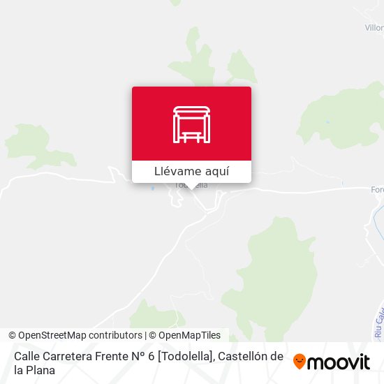 Mapa Calle Carretera Frente Nº 6 [Todolella]