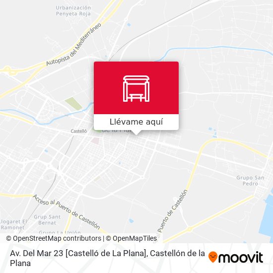 Mapa Av. Del Mar 23 [Castelló de La Plana]