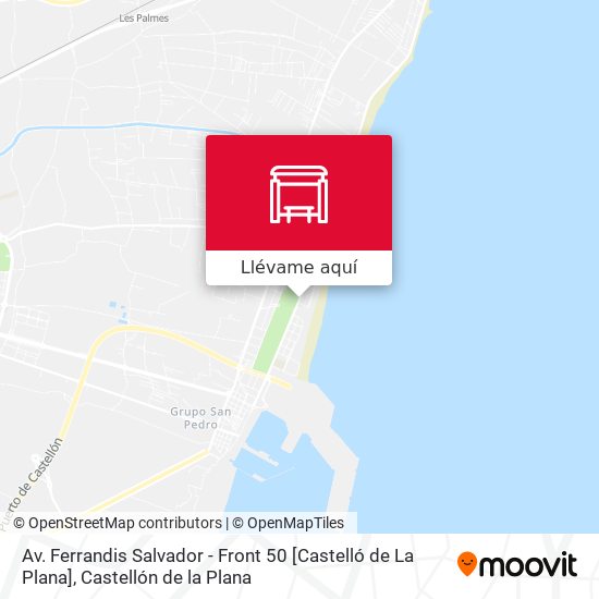 Mapa Av. Ferrandis Salvador - Front 50 [Castelló de La Plana]