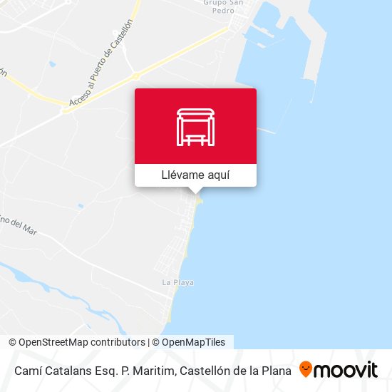 Mapa Camí Catalans Esq. P. Maritim