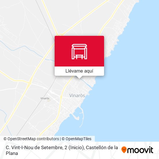 Mapa C. Vint-I-Nou de Setembre, 2 (Inicio)