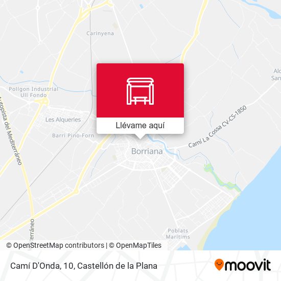 Mapa Camí D'Onda, 10