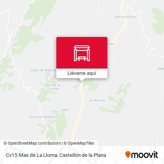Mapa Cv15 Mas de La Lloma