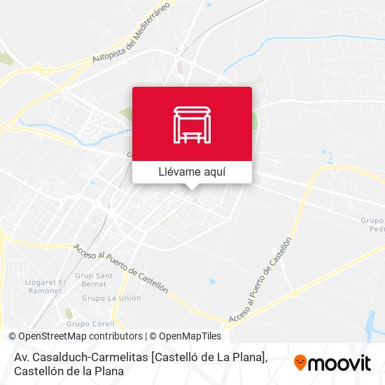 Mapa Av. Casalduch-Carmelitas [Castelló de La Plana]