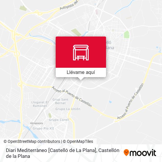 Mapa Diari Mediterràneo [Castelló de La Plana]